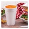 Dart Foam Drink Cups, 16oz, White, PK1000 PK 16J16 - alternate 11